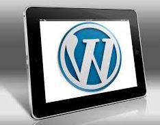 Wordpress on a tablet